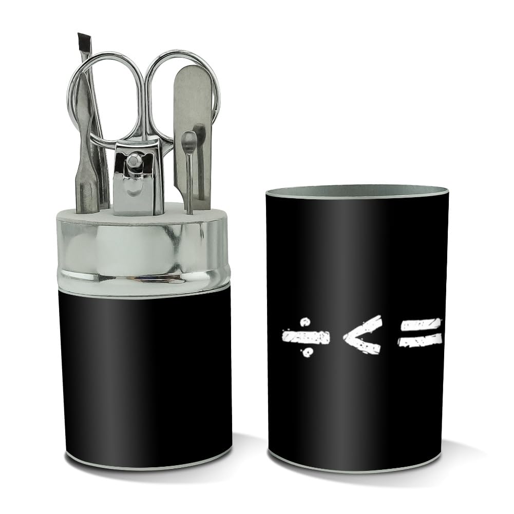 GRAPHICS & MORE Equality Math Stainless Steel Manicure Pedicure Grooming Beauty Care Travel Kit