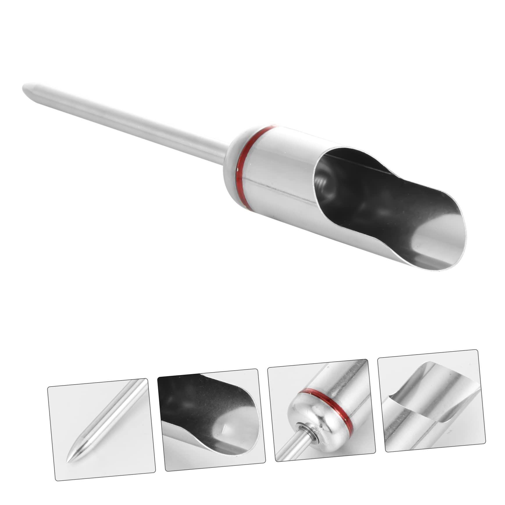 Soporte de zócalo de Piso Fishing Rod Portacañas Plegable abordar Suelo Apoyo fijado telescópico Vara Soporte de Tierra de Acero Inoxidable Soporte para caña de Pescar