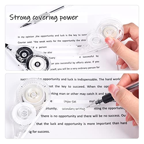 Unjoo Whiteout Correction Tape, Easy To Use Applicator