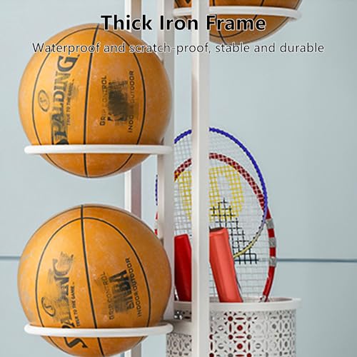 Rangement pour ballons de basket de garage : la solution pour libérer le sol - 3