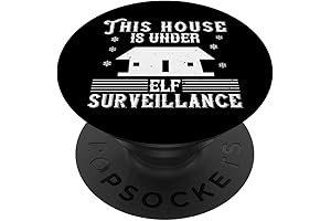 This House Is Under Elf Surveillance Funny Christmas PopSocket Standard PopGrip