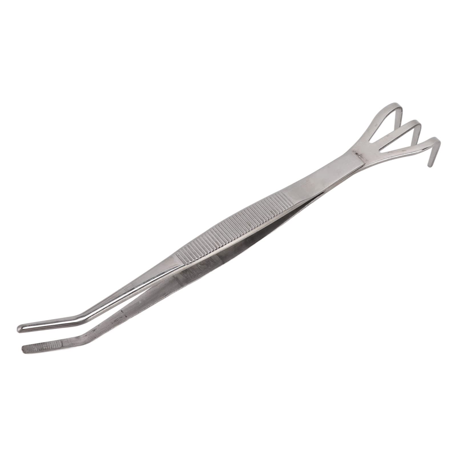 Lylithuif Root Rake With Tweezer Stainless Steel Bonsai Tool For Loosening Soil And Weeding Perfect For Bonsai Lovers And Beginners (Bent)