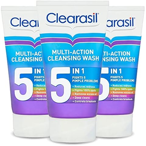 Clearasil Ultra 5 in 1 Face Wash (Pack of 3 x 150 ml) Cover