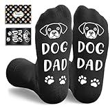 HAPPYPOP Dog Dad Gifts for Men - Dog Lover Gifts, Fun Pet Socks for Men Him