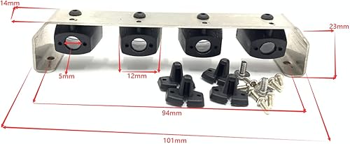 Miniatura 6 de KTRC0033 110 112 Escala delanteratecho Led Luces Bar para RC Toy cralwer Truck 4x4 scx10 d90 d110 crossrc AT4 UC6