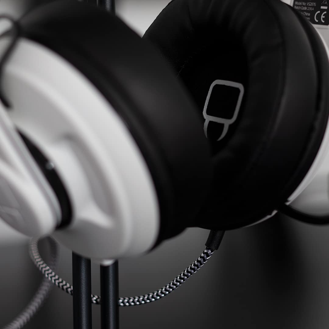 Venom Auriculares para Juegos multiformato Sabre - Blanco (PS5 / Xbox Series X & S / PS4 / Xbox One/PC)