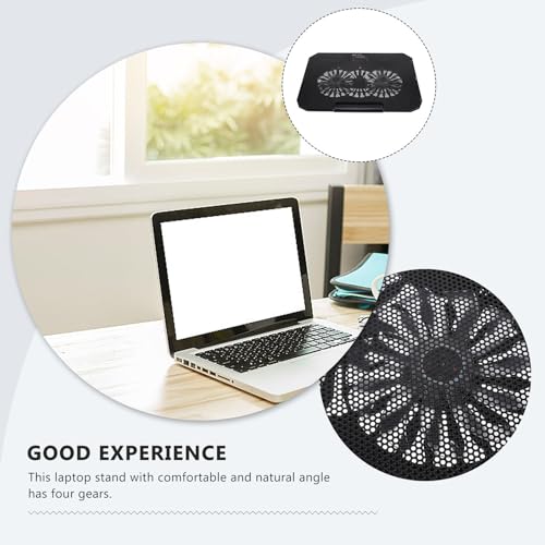 Base refrigerante para portátiles con doble ventilador silencioso miniatura 3