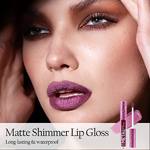 Boobeen Metallic Liquid Lipsticks Matte Lips Lipstick Pearl Glitter Lip Gloss High Pigment Long Lasting Nonstick Lip Glaze Makeup For Women And Girls #TOP4