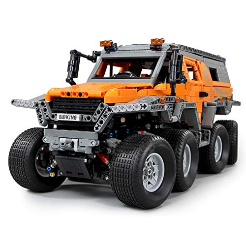 DXX Technik Bausteine Sibirien Off-Road Fahrzeug, 2578Teile 1:8 2.4G 8x8 Fernbedienung Geländewagen mit 8 Motoren… – Bild 3