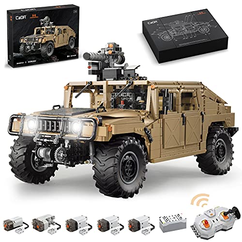 WANCHENG CADA C61036w Technik Geländewagen Bausatz, 3935 Teile Technic Humvee Off-Roader Fernbedienung Modell, mit 5…