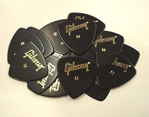 Amazon | Gibson ピック×20枚 トライアングル MEDIUM-BLK | ピック