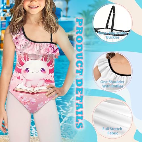 Image of Yzaoxia Girls One Piece Swimsuits Bathing Suit for Kids Swimwear 3-14Y
