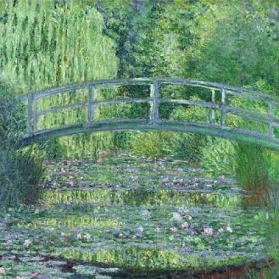 PosterazziThe Waterlily Pond-Green Harmony Poster Print by Claude Monet, (12 x 12)