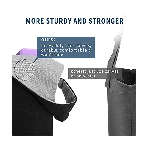 PACEARTH Yoga Mat Bag, 40" x 15” Large Size Yoga Mat Carrier, Reversible Two-Tone Yoga Mat Tote, Fits Most Size Mats