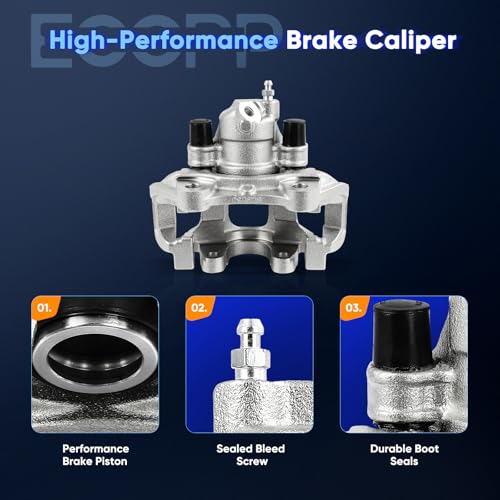 Image of ECCPP 19B3315 Rear Right Disc Brake Caliper Assembly