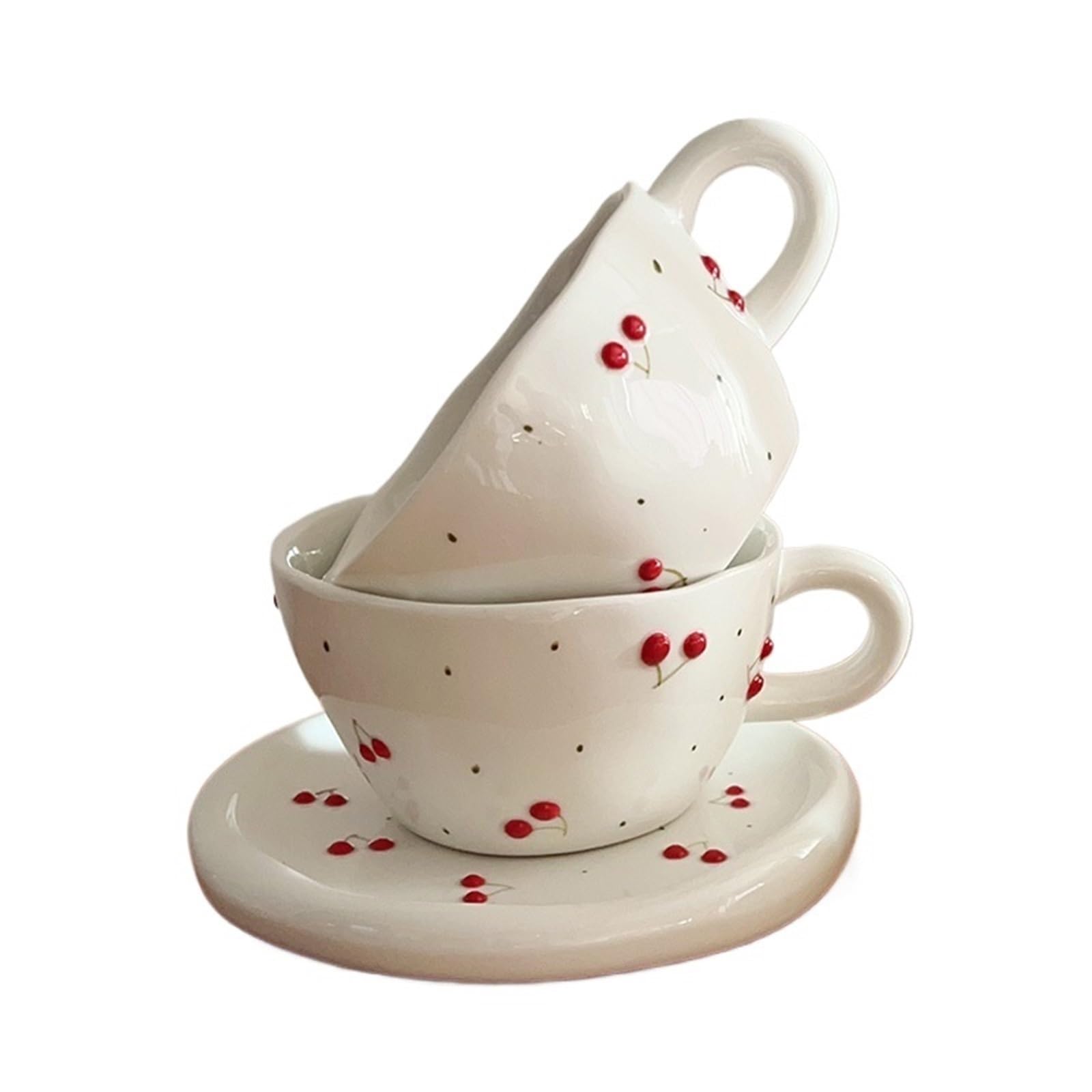 Juego De Tazas De Café Tazas y platos de café Taza de té de la tarde Taza de agua Tazas de té Taza de café(Blue)
