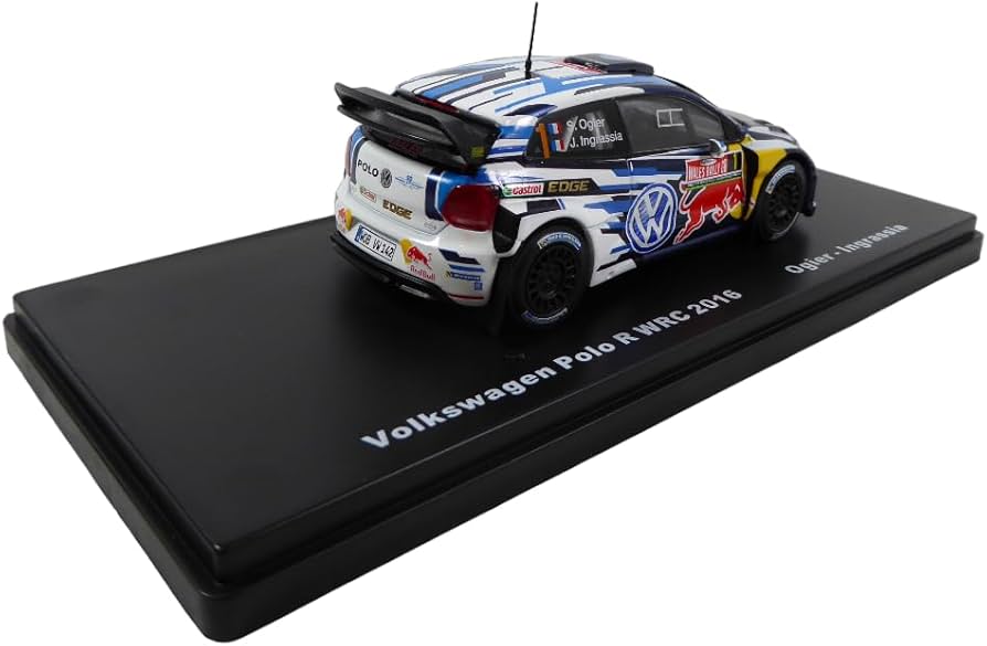 Volkswagen Polo R WRC 1:43 ミニカー Amazon.com: - Miniature car 1/43 Compatible with Volkswagen