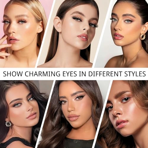 KEYRI 580 Stück Wimpern Extensions 30-40-50-60-80-100D Curl Lash Extension Set Künstliche Wimpern für Wimpernverlängerung zu Hause DIY Wimpern Extensions für Anfänger Mädchen und Frauen (8-16mm Mix)