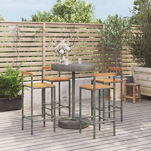 Ensemble de bar de jardin résistant pour optimiser l'espace de votre balcon - 2