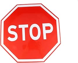 ULTECHNOVO Sinais Sinal De Stop Estacionamento Sinal De Stop Vermelho Stop Sinal De Segurança Sinal De Trânsito O Sinal Sinalização Sinal De Rua Sinal De Aviso Reflectivo Vermelho Sinal De