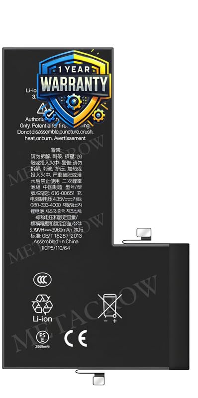 Image of Original Battery Compatible for iPhone 11 Pro Max (A2218, A2161, A2220) - (3969mAh) - 1 Year Warranty