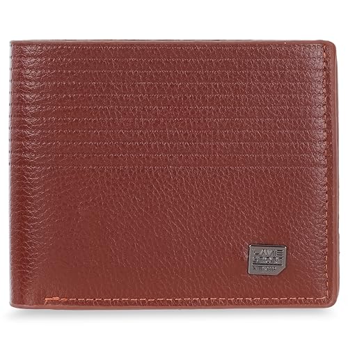 Lavie Sport Henry Bi-Fold Wallet for Men|2 Currency compartments|Holds Upto 4 Credit/ATM Cards|Transparent ID Slot|12 Months Warranty|Box Packaging fo