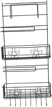 Iron Refrigerator Rack Storage Multifunctional Spice Hanging Fridge Stand