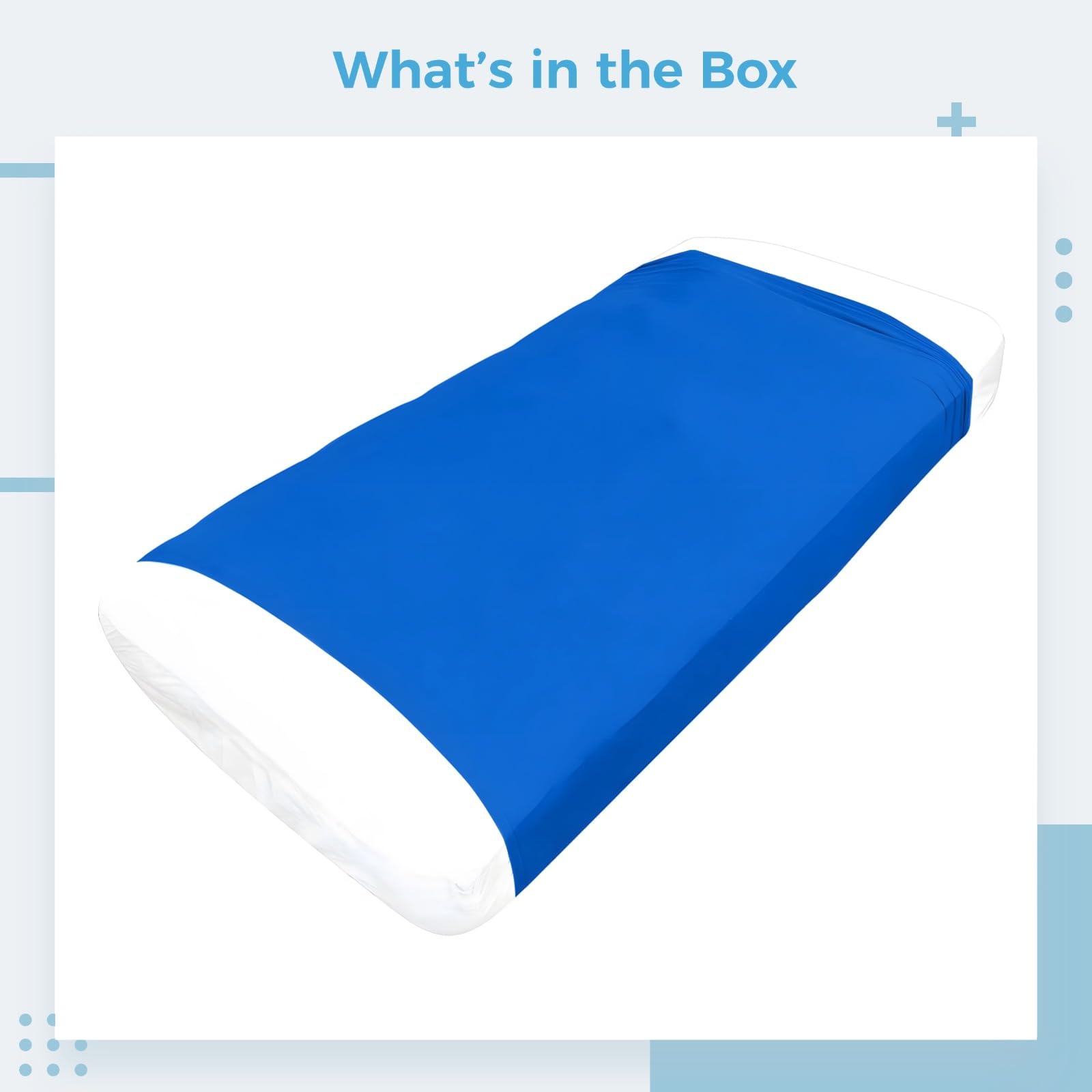 LUMINFLY Compression Bed Sheet for Kids, Sensory Wrap for SPD, ADHD, Autism, Soft & Breathable Polyester Sleep Blanket, 53.5 X 57.9 Inches