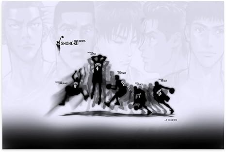 Amazon Co Jp スラムダンク ポスター 壁紙 インテリア 周辺 アニメ 映画 テーブルテープ 寝室 アート デコレーション 紙製 貼り付け可能 40 60 Cm ホーム キッチン