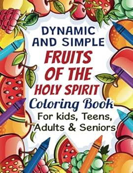 Dynamic and Simple Fruits of the Holy Spirit Coloring book