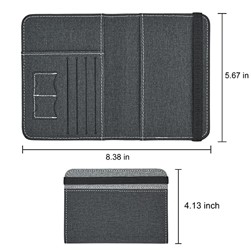 Forubar Passport Holder, Travel Wallet Waterproof Rfid Blocking Pu Leather, Passport Holder With Credit Card Slots, Passport Cover, Passport Case, Passport Holder For Women And Men (Black) #TOP2