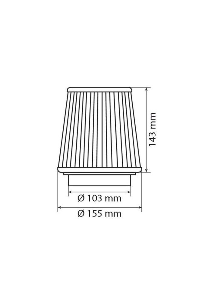Lampa 06704 Filter 8 af-conical Sport Filter, 76 mm/35 mm/40 mm