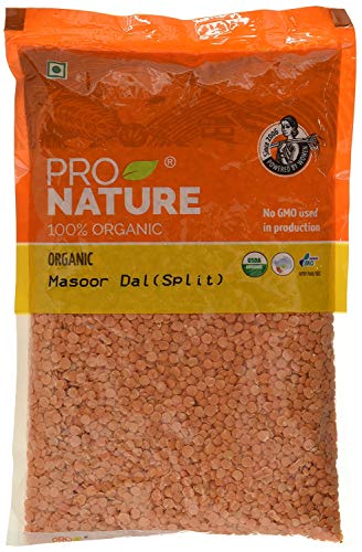 Nature Pro 100% Masoor Dal organique de Split, 500 g Cover