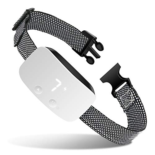 Nest 9 Dog Bark Collar, Rechargeable Anti Barking Training Collar, No Bark Collar 7 Adjustable Sensitivity and Intensity Levels for Small Medium Large Dogs