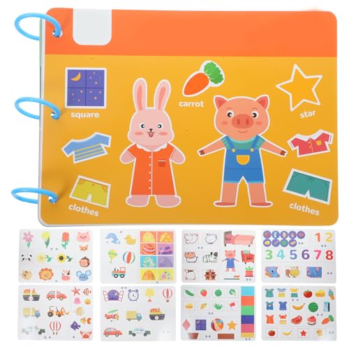 Libro de pegatinas niñas interactivo que evita pantallas