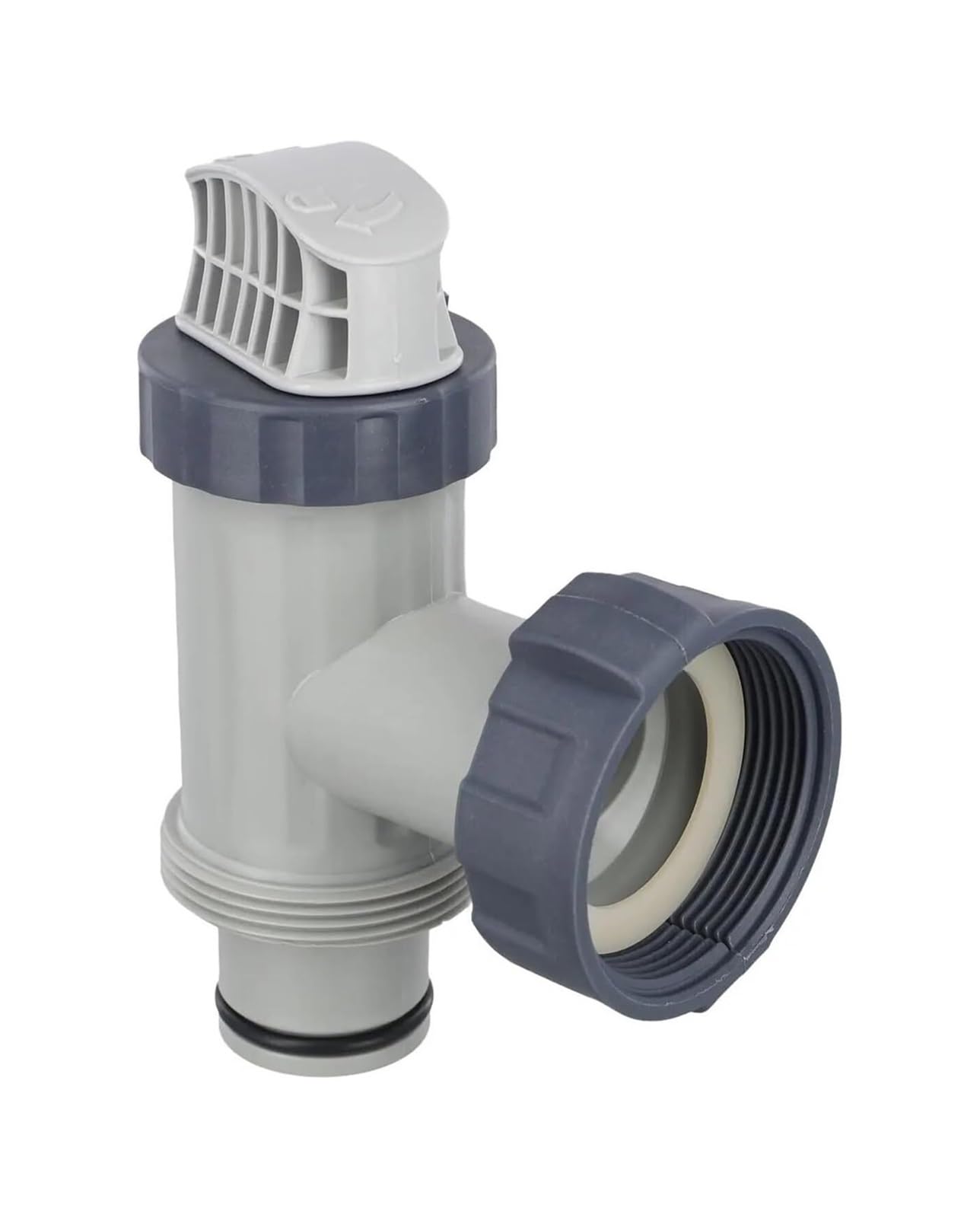 Eamrfvqt One Color Swimming Pool Stop Valve, Pool Plunger Shut-Off Filter Pump Maintenance Replacement Grey