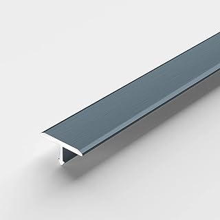 Floor Transition Strip Walkers Entry Ramp,Transition Strip 0.25 inch Gap Coverage Decorative Joint Strips,Scratch Resistant Trim Strip,Seams Bonder for Wood/Laminate/Tile,Cuttable and Custom
