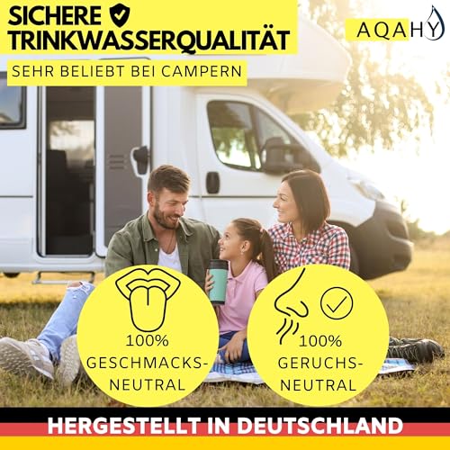 AQAHY Trinkwasseraufbereitung Silver ohne Chlor - (100 ml) für 1000 l Wasser - Inaktiviert Keime, Viren und Bakterien - Silberionen für sicheres Trinkwasser | Camping, Wohnmobil, Outdoo