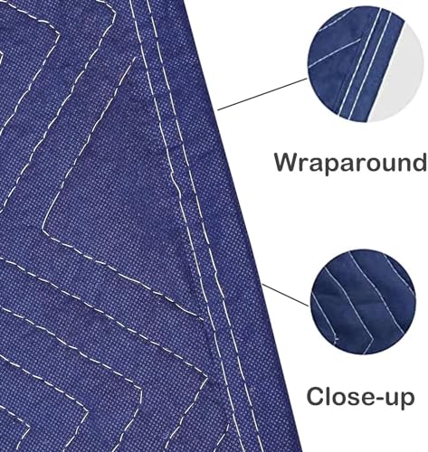 Umzugsdecken, strapazierfähig, 101,6 x 183,9 cm, professionelle Verpackungsdecke für Umzug, Umweltbedarf, 2 Stück