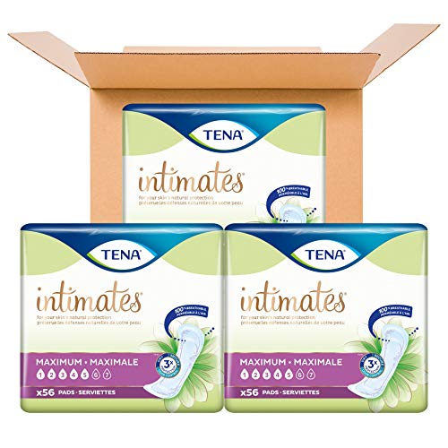Tena Intimates Maximum Absorbency Incontinence/Bladder Control Pad, Regular Length, 168 Count #TOP1