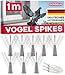 Produktbild GEROBUG Taubenabwehr-Spikes Edelstahl 1m  Effektiver Taubenschutz für Balkon, Dachbalken und Dachrinne  Vogelabwehr-Spikes, Vogelschutz, Spatzenabwehr