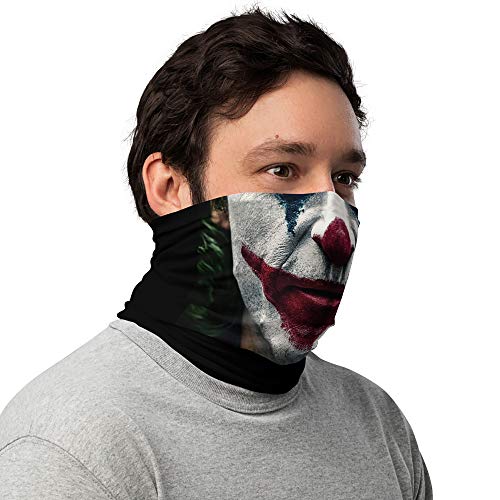Joker Face Shield, Bandana, Face Mask, Neck Warmer Black3