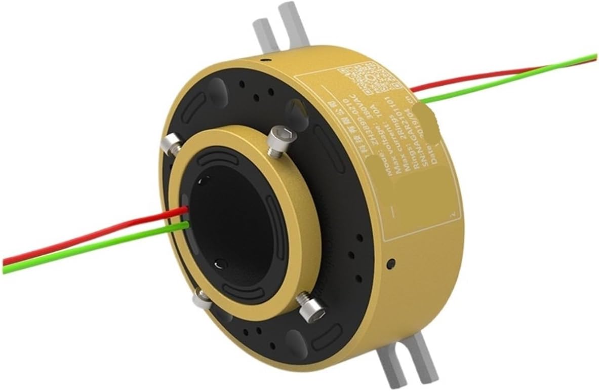 38.1mm スルーホール スリップ リング 回転モーター 導電性リング コレクター 電流コレクター リング ブラシ コレクター 2