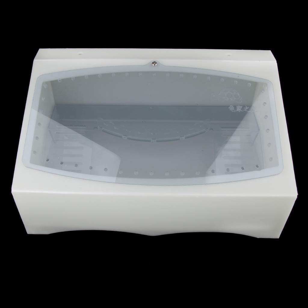 Recipiente para animales de plástico, plataforma de escalada de acuario de vivienda, escalera de roca de agua