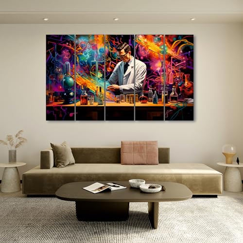 Image of The Castle Decor Doctor's Lab Painting With Frame 5 Big Size (36x60) wall Art for Living Room,bedroom,drawing Room,hotels-digital Painting