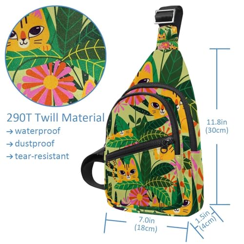 Bolso bandolera retro para manos libres con diseño floral cómodo 5