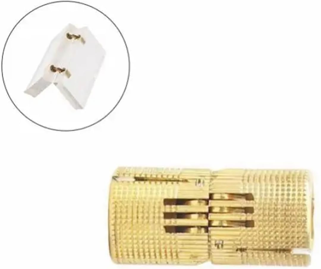 8mm Invisible Brass Barrel Hinge for DIY Gift Box/Home Furniture with 180 Degree flip Silent Opening and Closing
