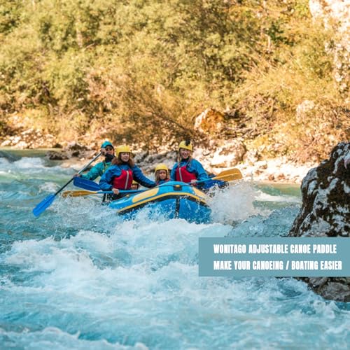 image for WONITAGO Canoe Paddles Aluminum Paddle with Plastic Blades Floating Ad