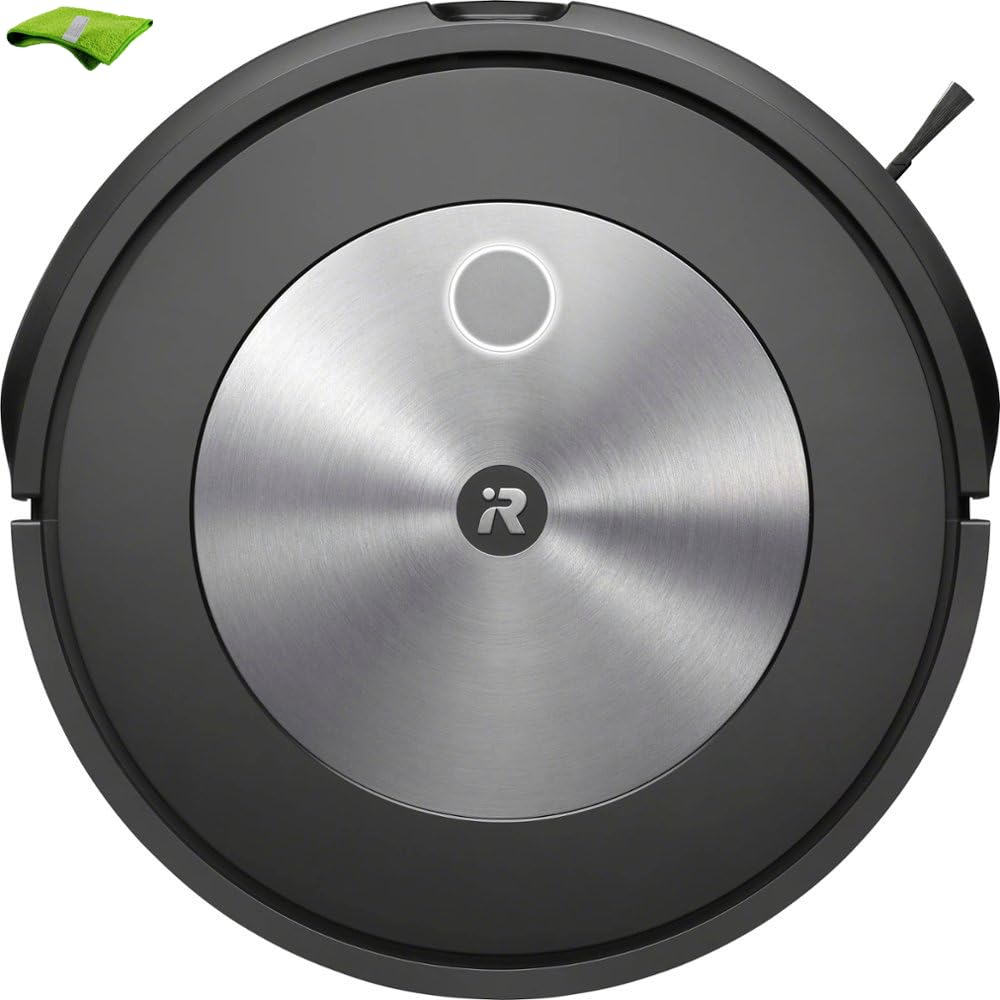 iRobot iRobot Roomba Combo j Series Saugroboter, Identifiziert & vermeidet Hindernisse, Clean by Room mit Smart Mapping, 2-in-1-Staubsauger mit optionalem Wischen, funktioniert mit Alexa, mit MTC