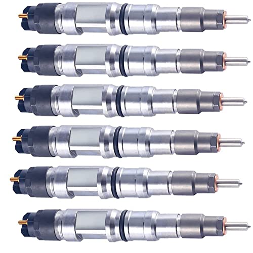 shsiyayh 6X Fuel Injector 0445120217 for Man Truck NG/NL/TGA/TGX/TGS D 2066 Neoplan N 3516